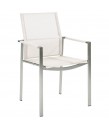 Barlow Tyrie - Mercury Dining Armchair with Graphite Arms